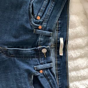 Levi boyfriend, low rise denim